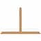 Ekena Millwork Portland Timber Gable Bracket, Western Red Cedar, 60"W x 40"H x 3 1/2"D x 3 1/2"F, 16/12 Pitch GBW060X40X0404POR00SWR - alternate 1